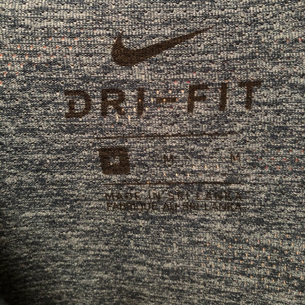 NIKE MENS NAVY HALF ZIP PULLOVER MEDIUM - Picture 2 of 3